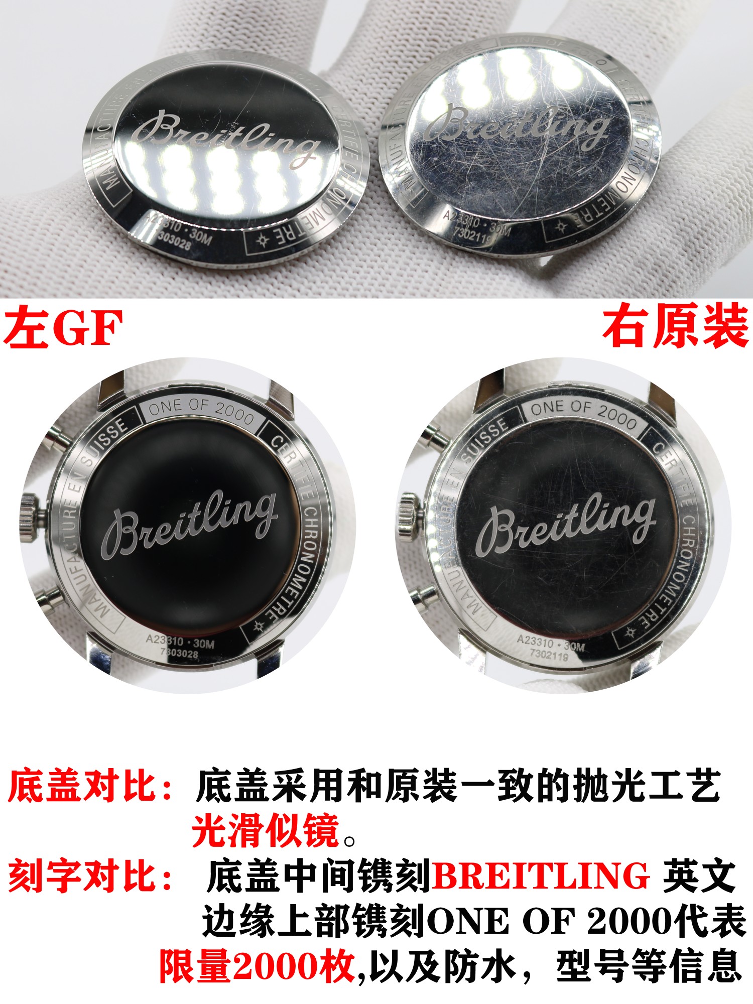 Breitling Blue 7750 GF