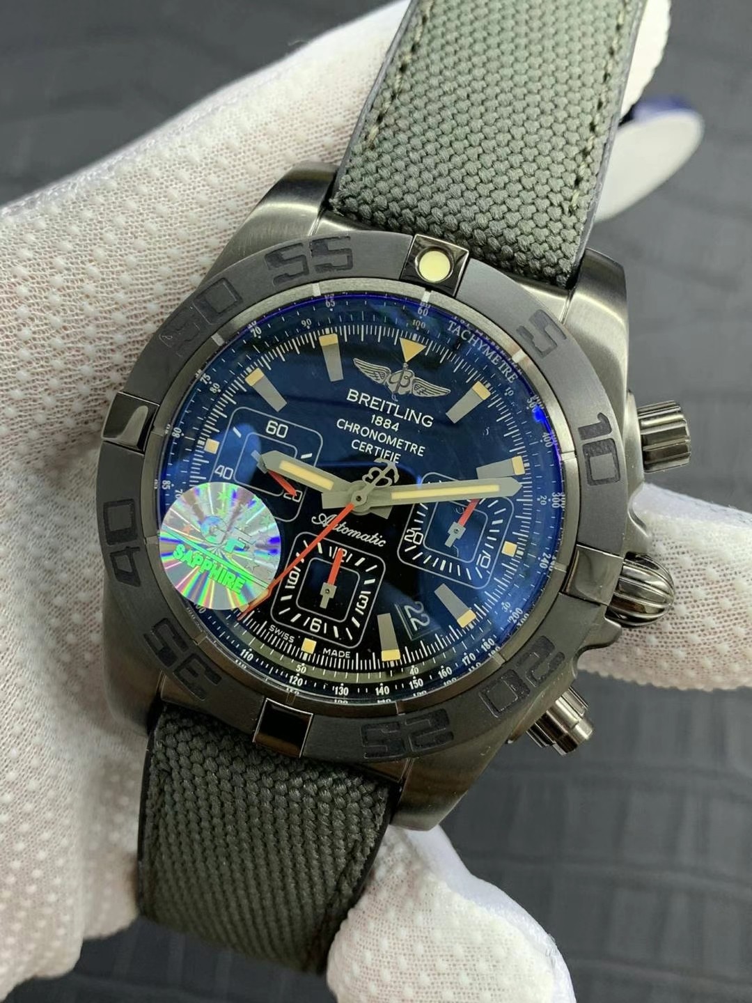 Breitling Blue 7750 GF