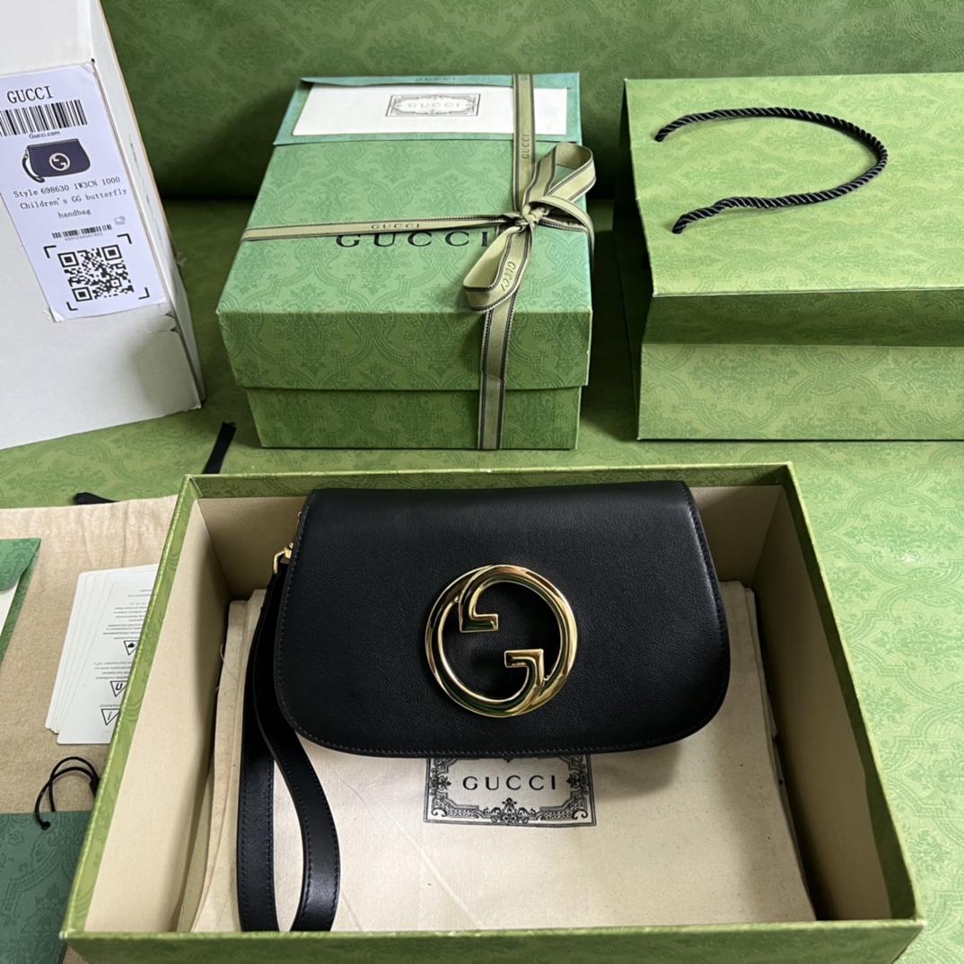 Gucci Black 698630 22×13×5cm