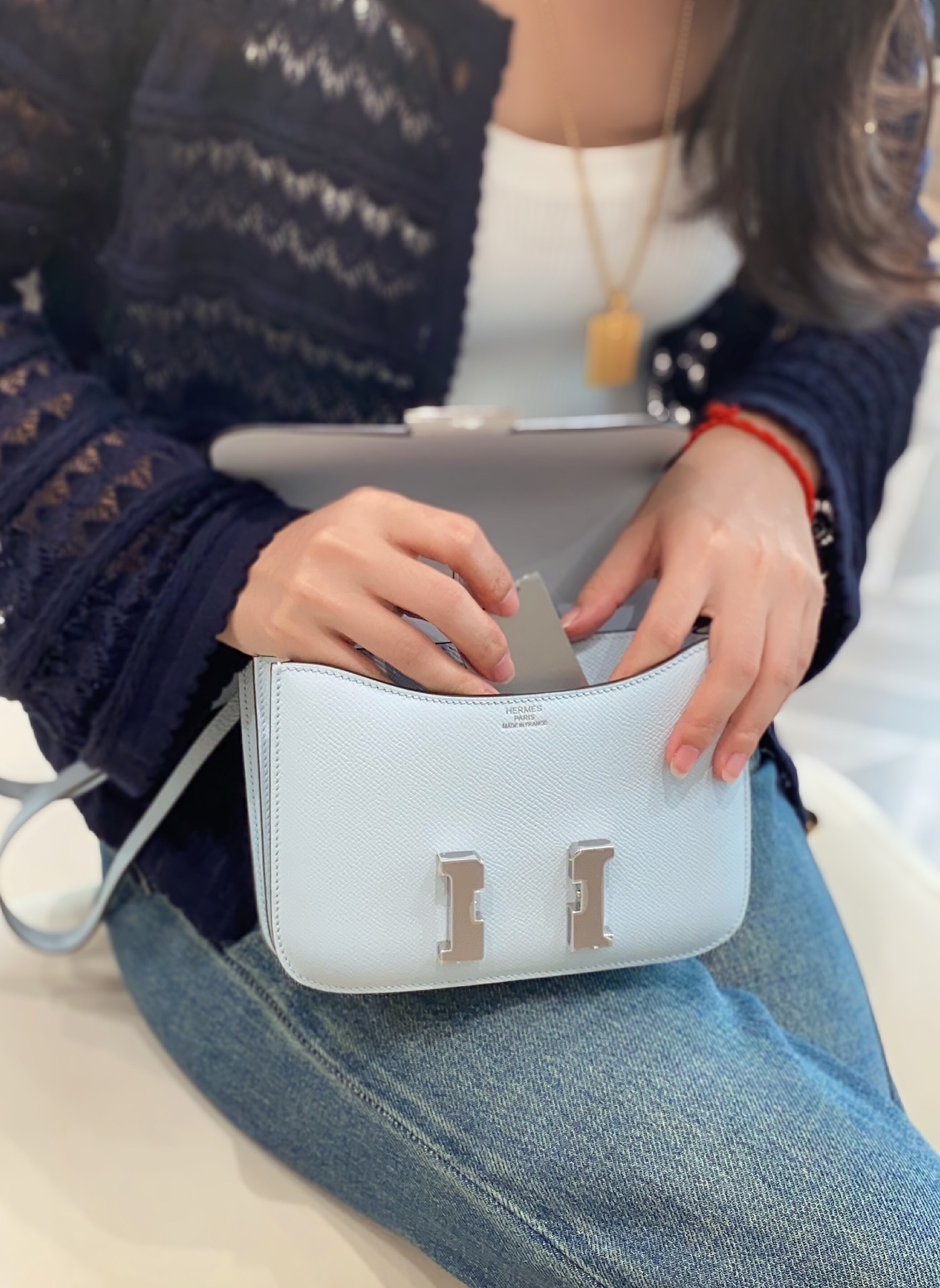 Hermes Blue Bag 0021