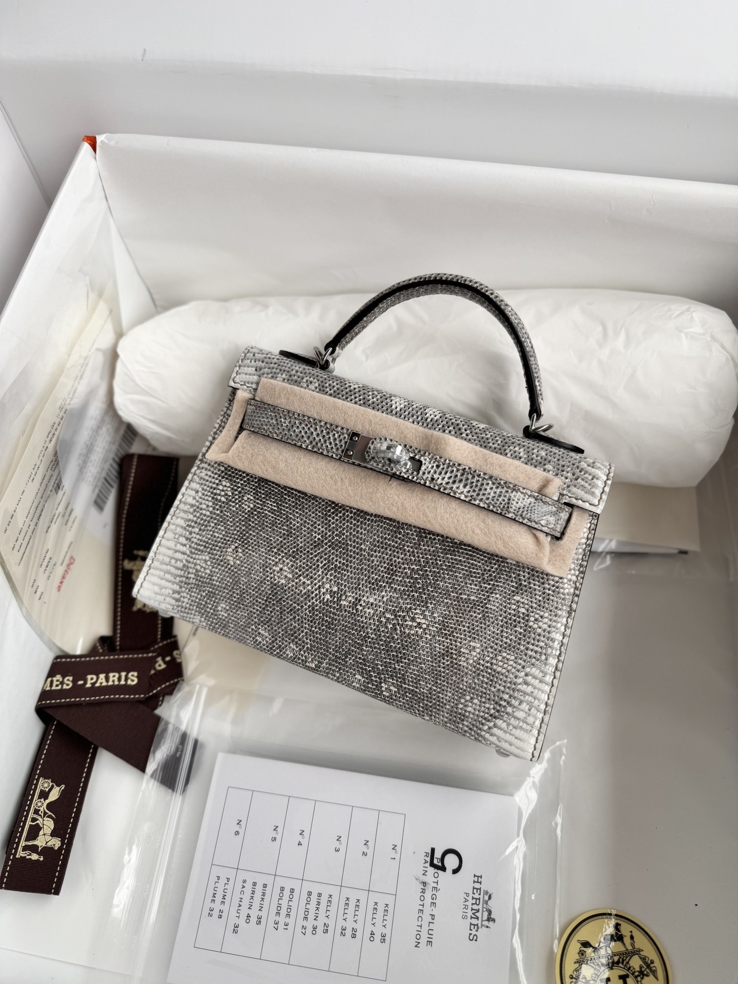 Hermes Kelly Silver