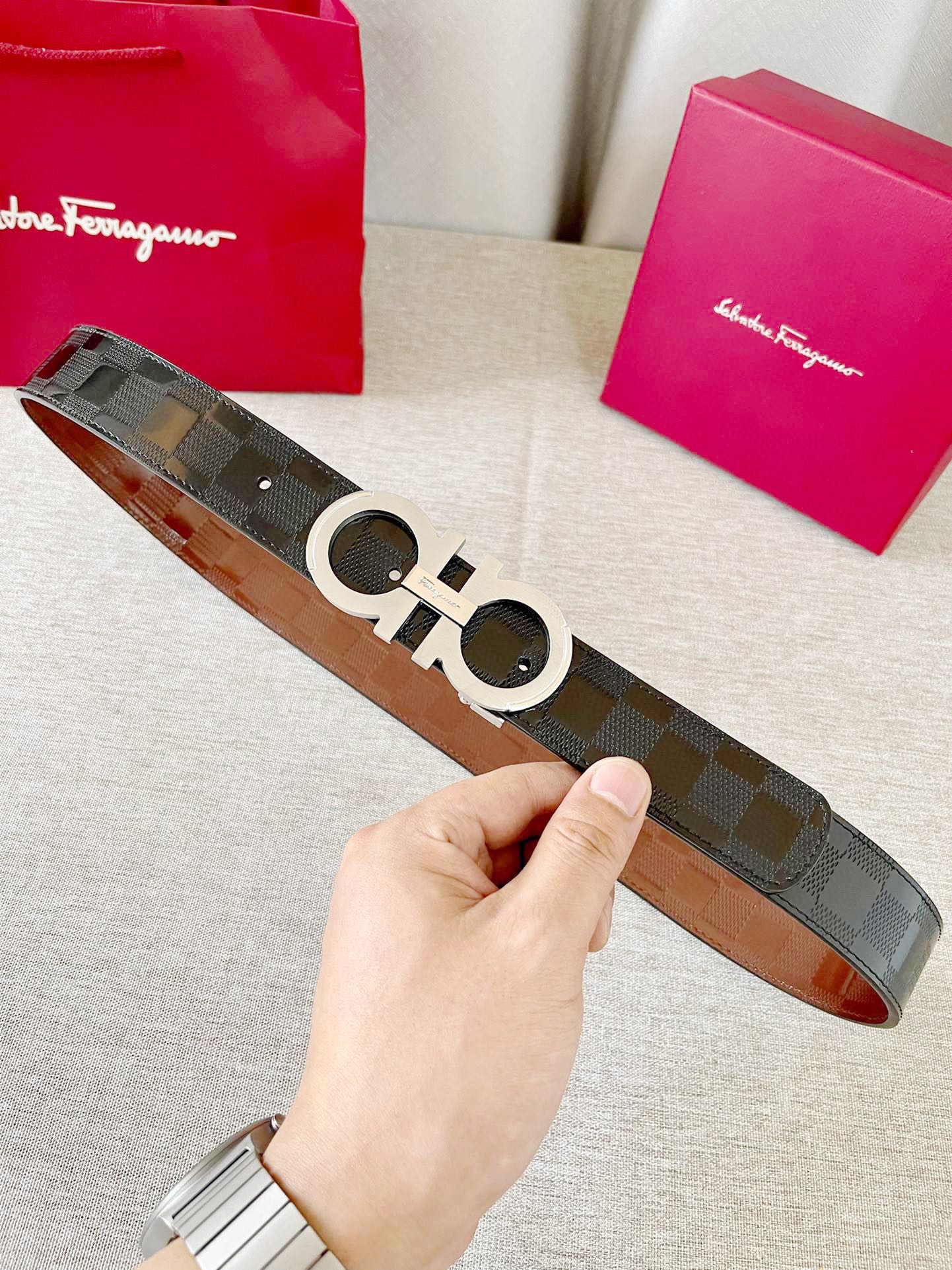 Ferragamo Black Shoes 0058