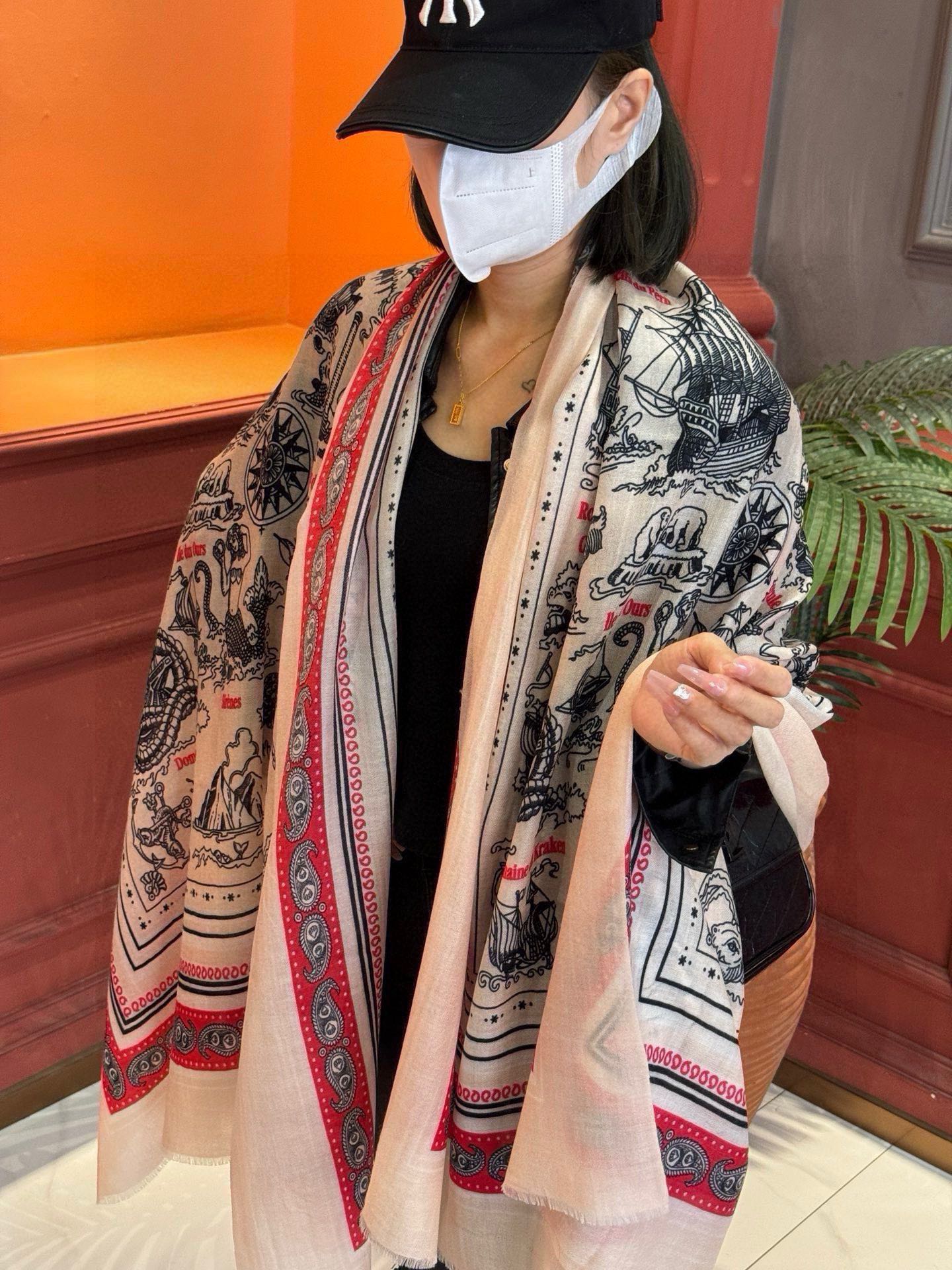 Hermes 100×200cm Hat 0021