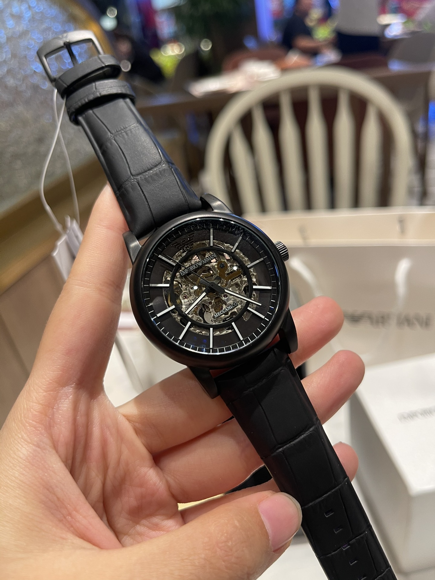 Armani Black Watch 0086