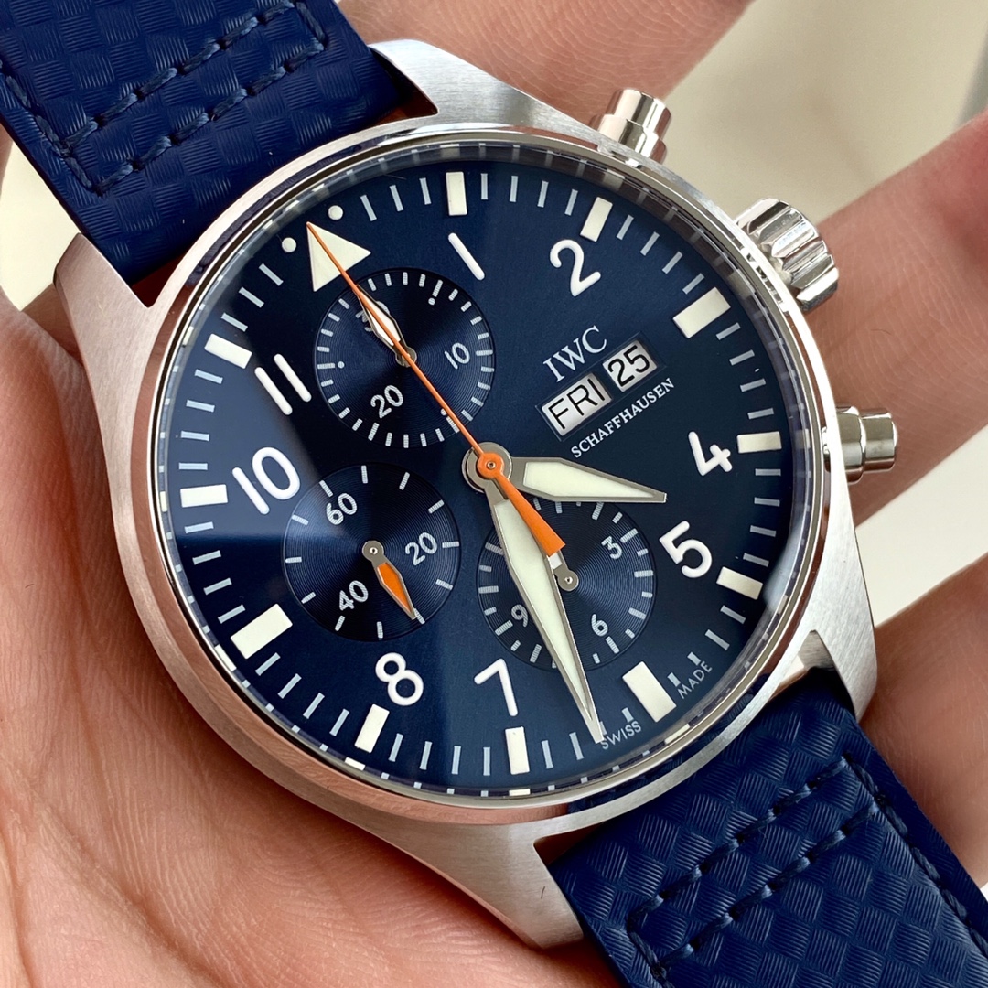 IWC Pilot Blue 7750 43mm
