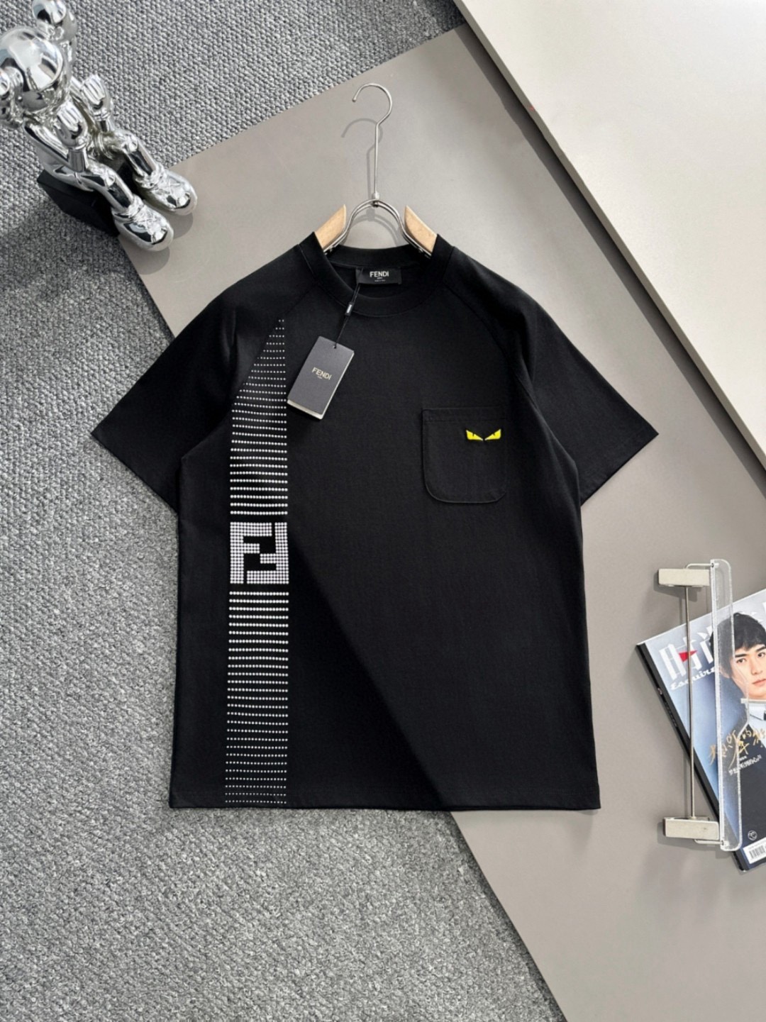 T-Shirts Black Apparel 0011