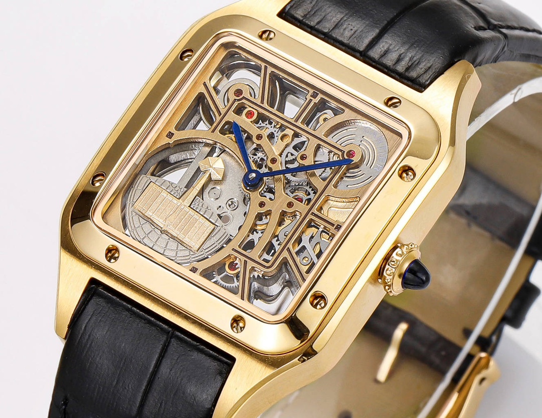 Cartier Santos Blue 1042 31.4mm