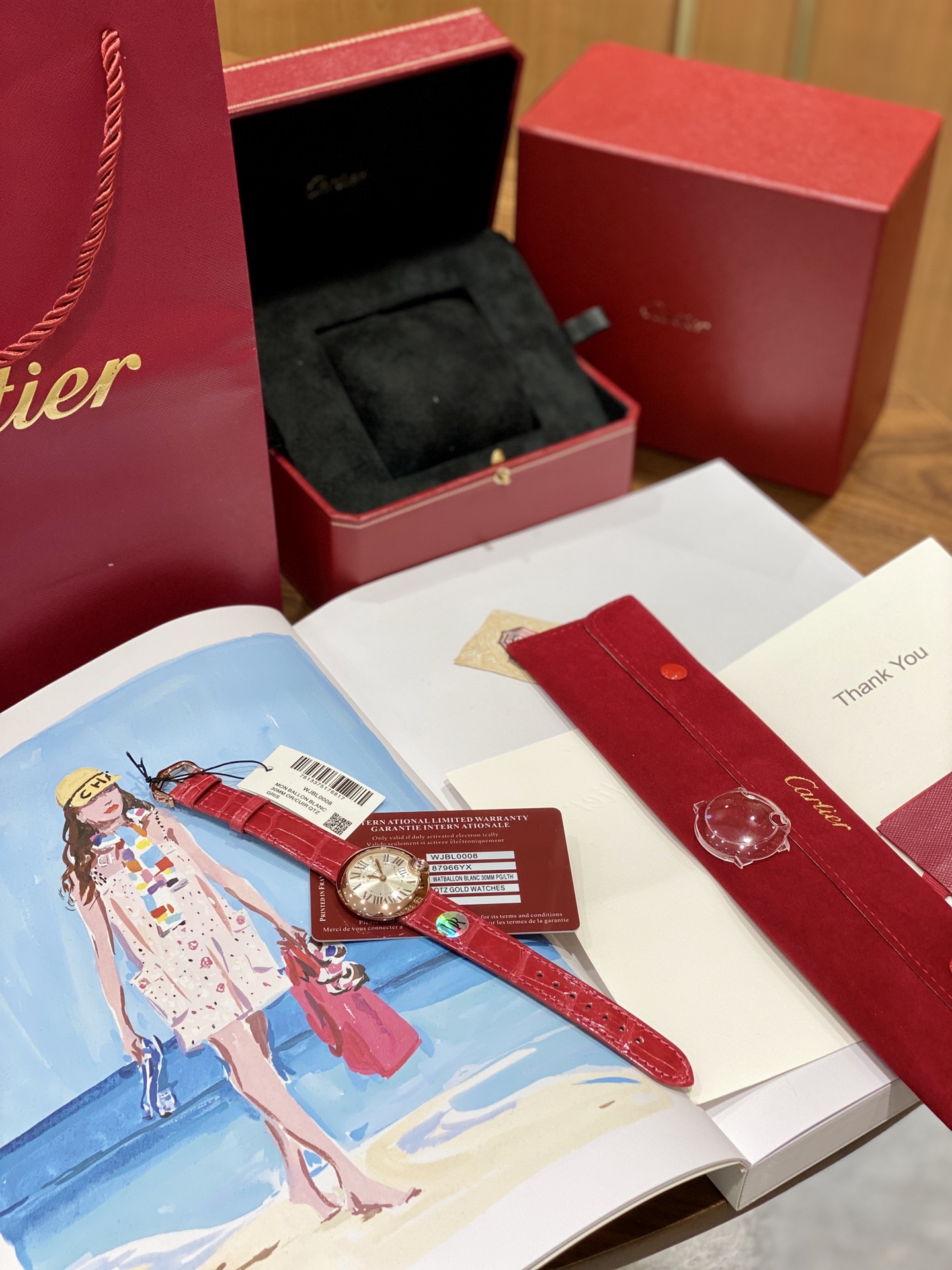 Cartier Blue Watch 9421