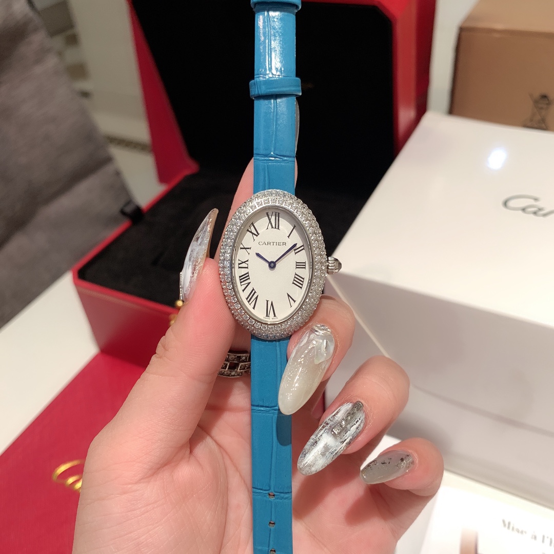 Cartier Blue Watch 9456