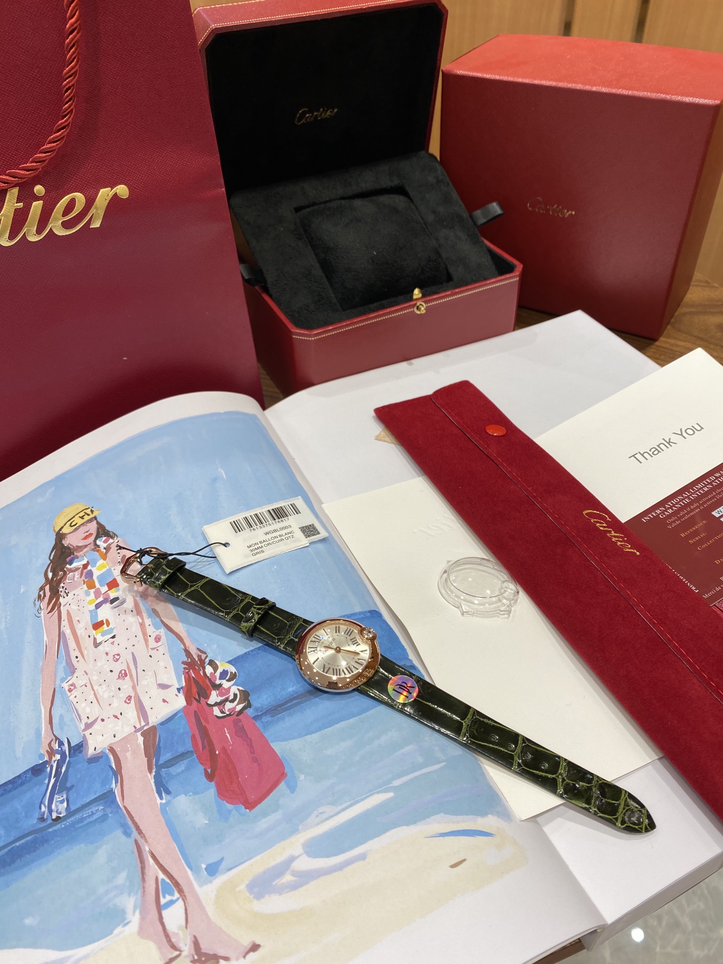 Cartier Green Watch 9419