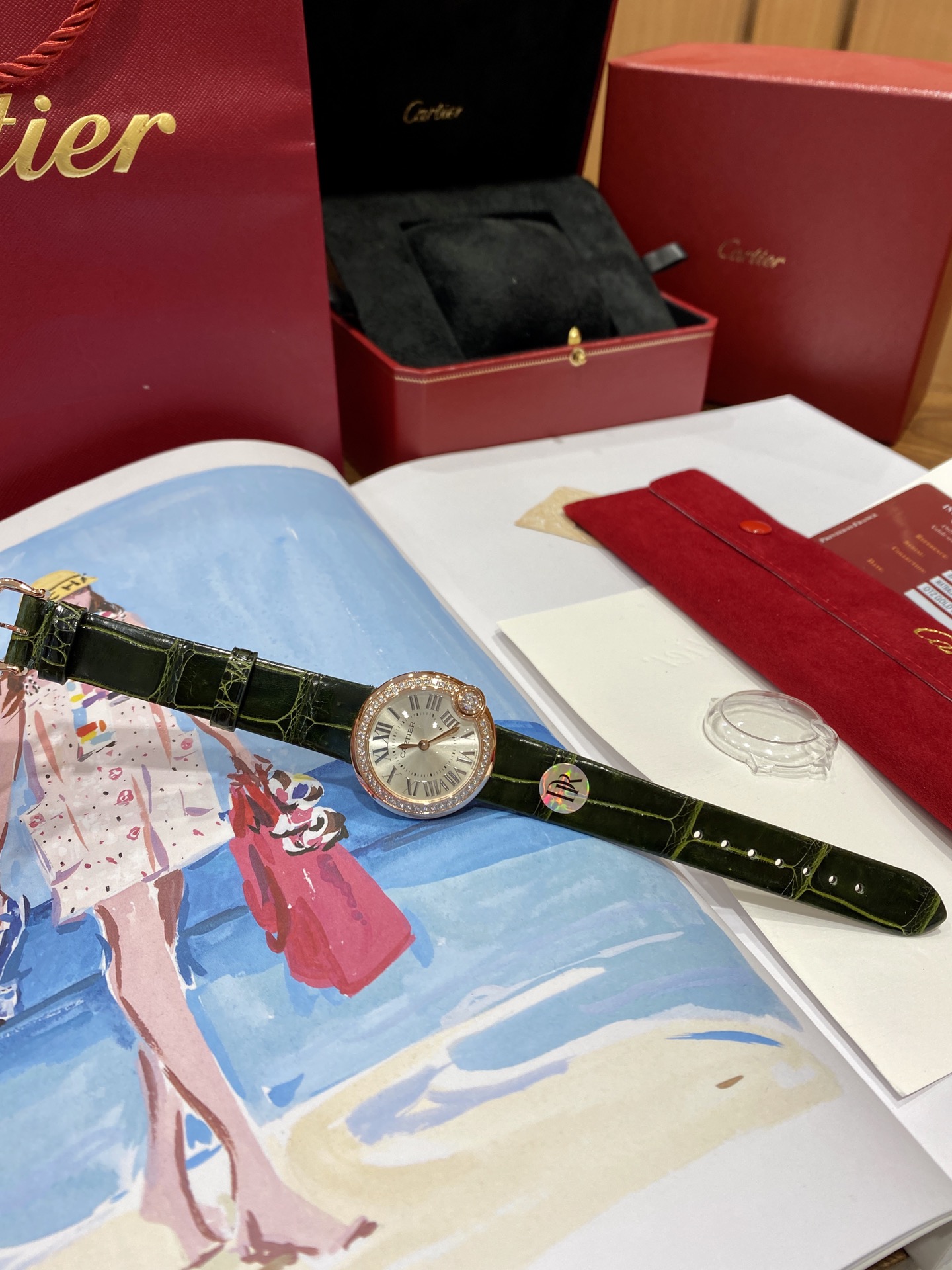Cartier Green Watch 9420