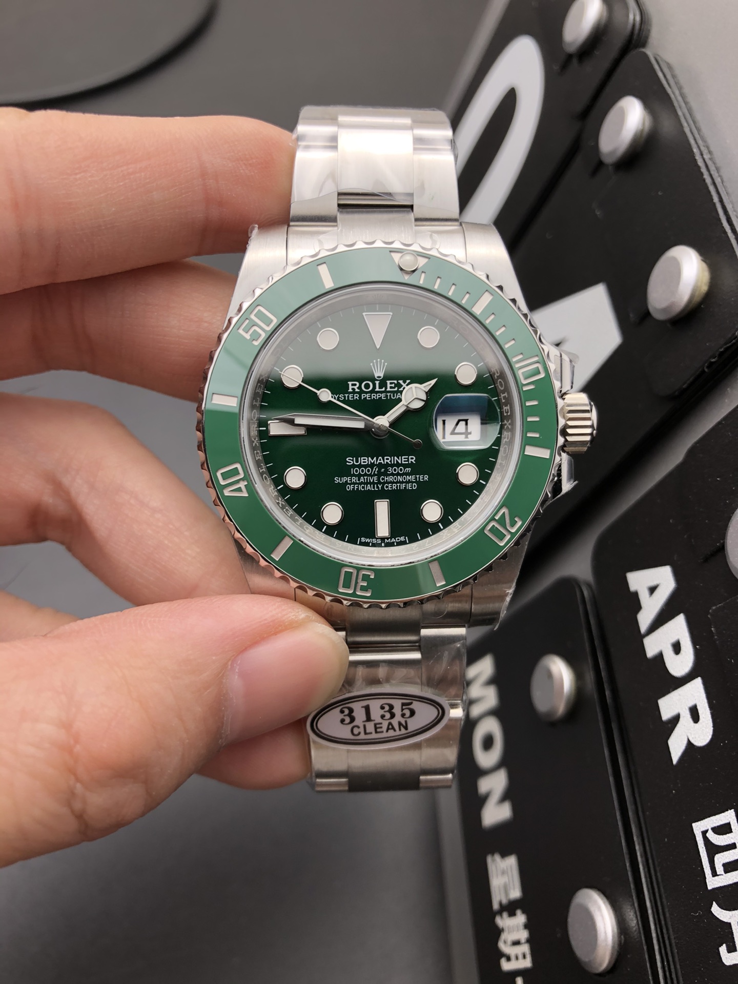 Rolex Green 3135 CLEAN