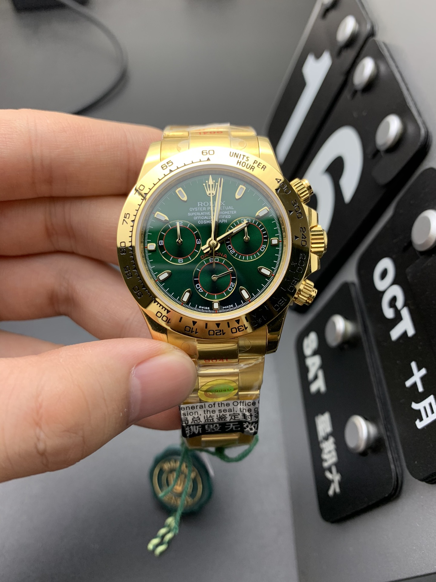 Rolex Green 7750