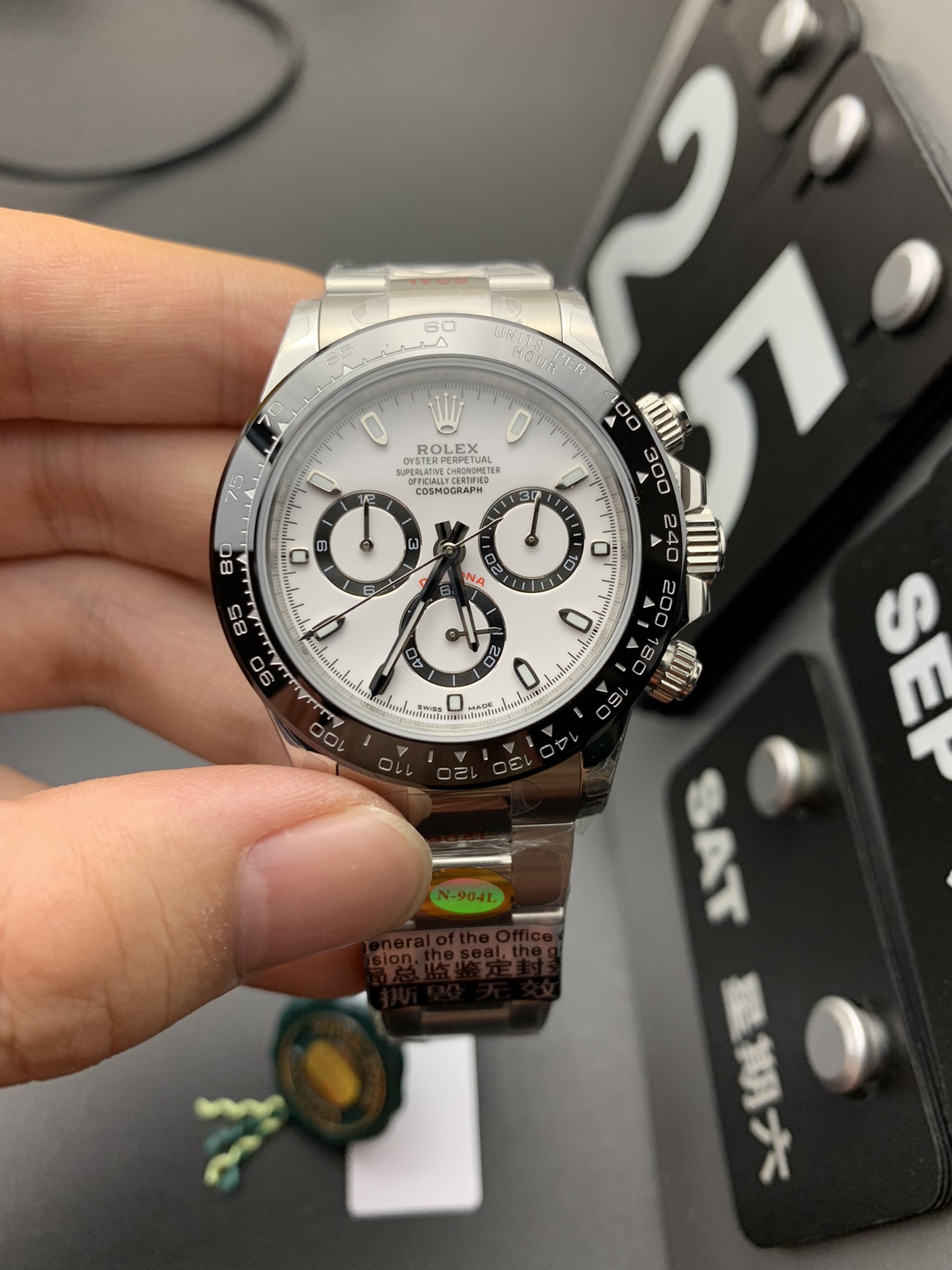 Rolex Panda Dial Watch 12834