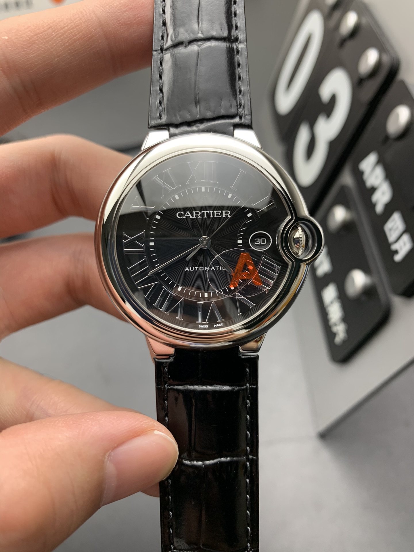 Cartier Black Watch 9834