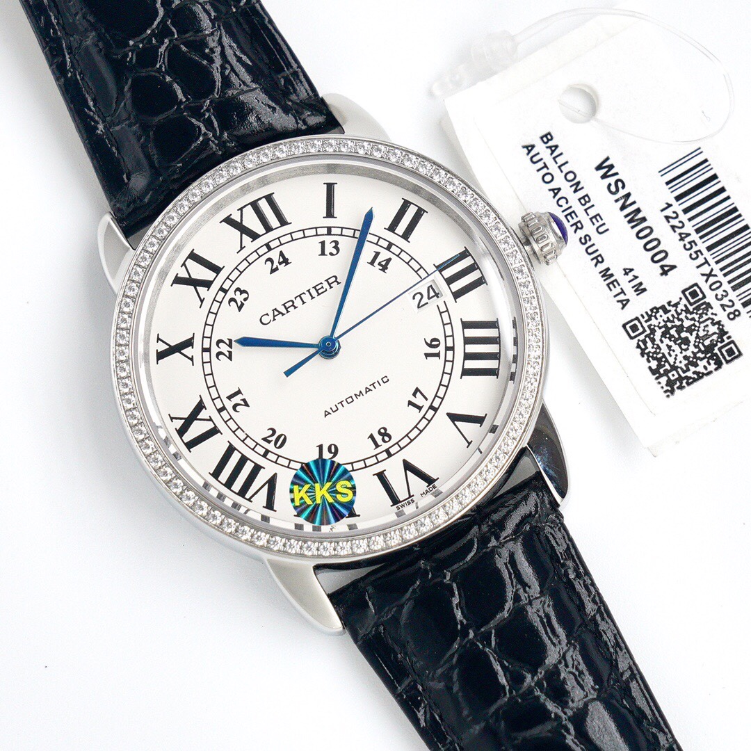 Cartier Blue 12245TX 42mm
