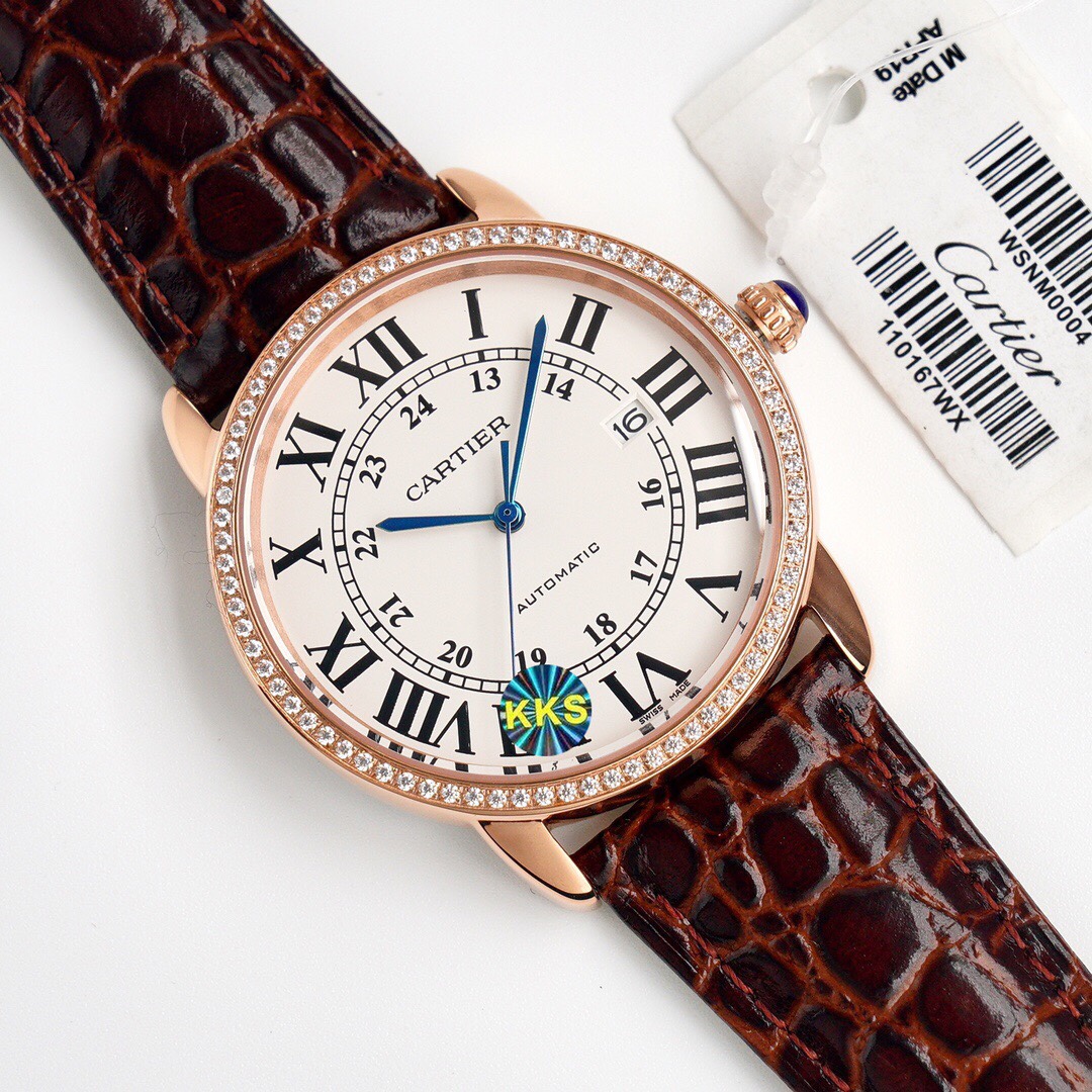 Cartier Blue 12245TX 42mm