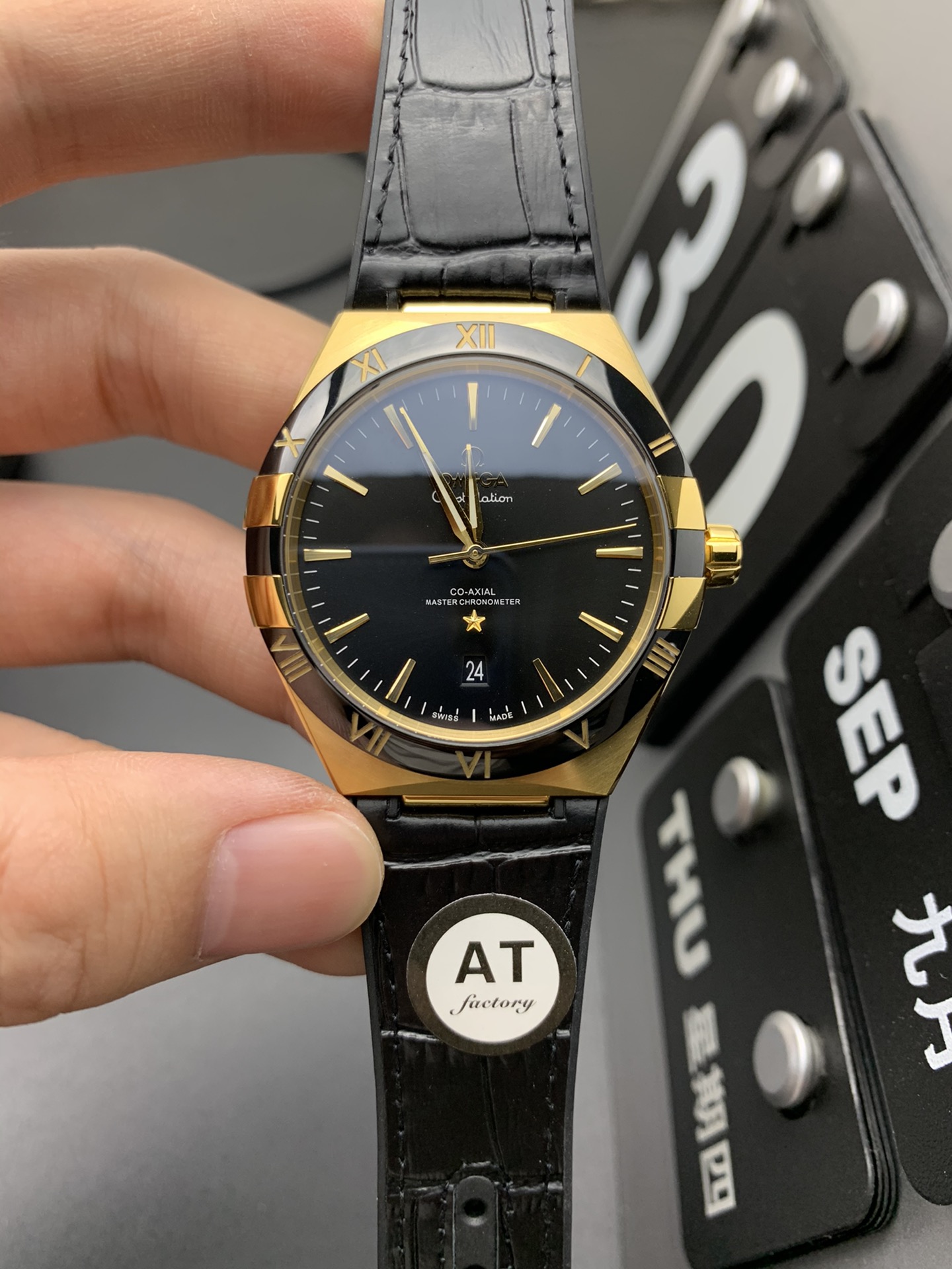 Omega Constellation Black
