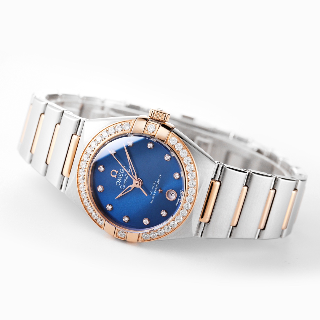 Omega Constellation Blue 8700 29mm