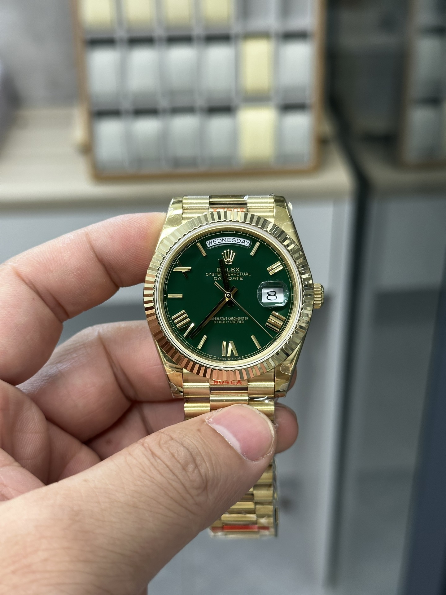 Rolex Green Watch 13133
