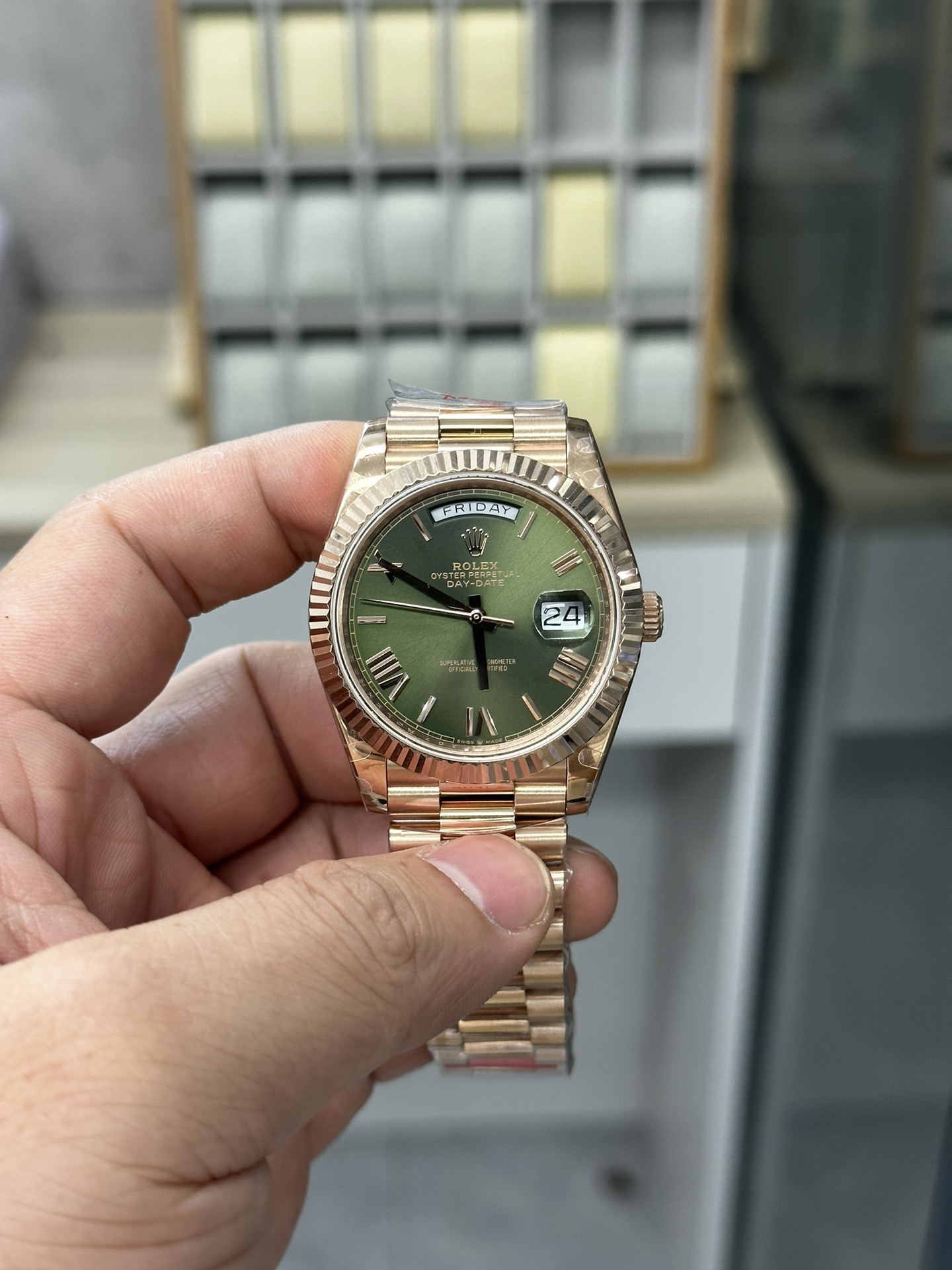 Rolex Green Watch 13136