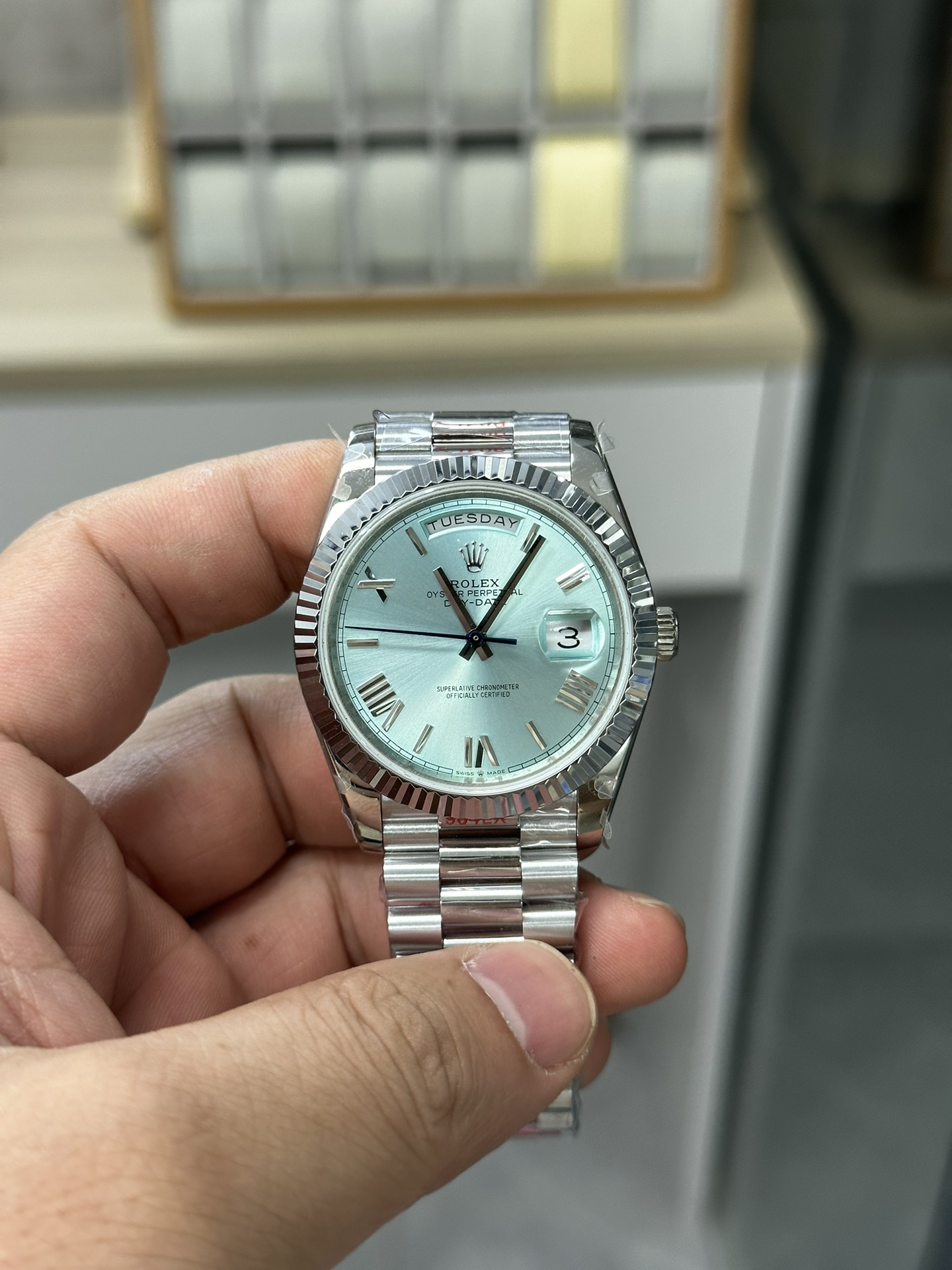 Rolex Ice Blue Watch 13138