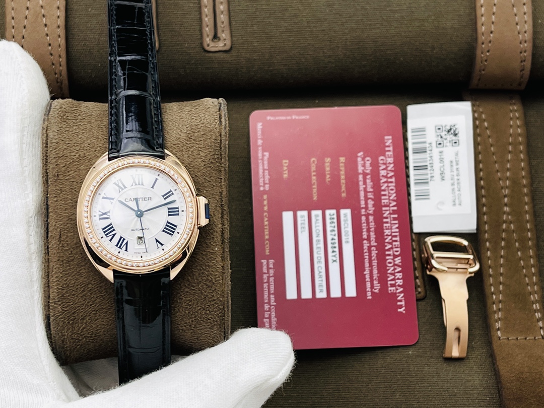Cartier Blue Watch 15978