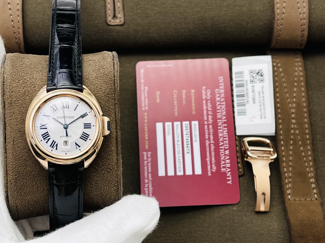 Cartier Blue Watch 15983
