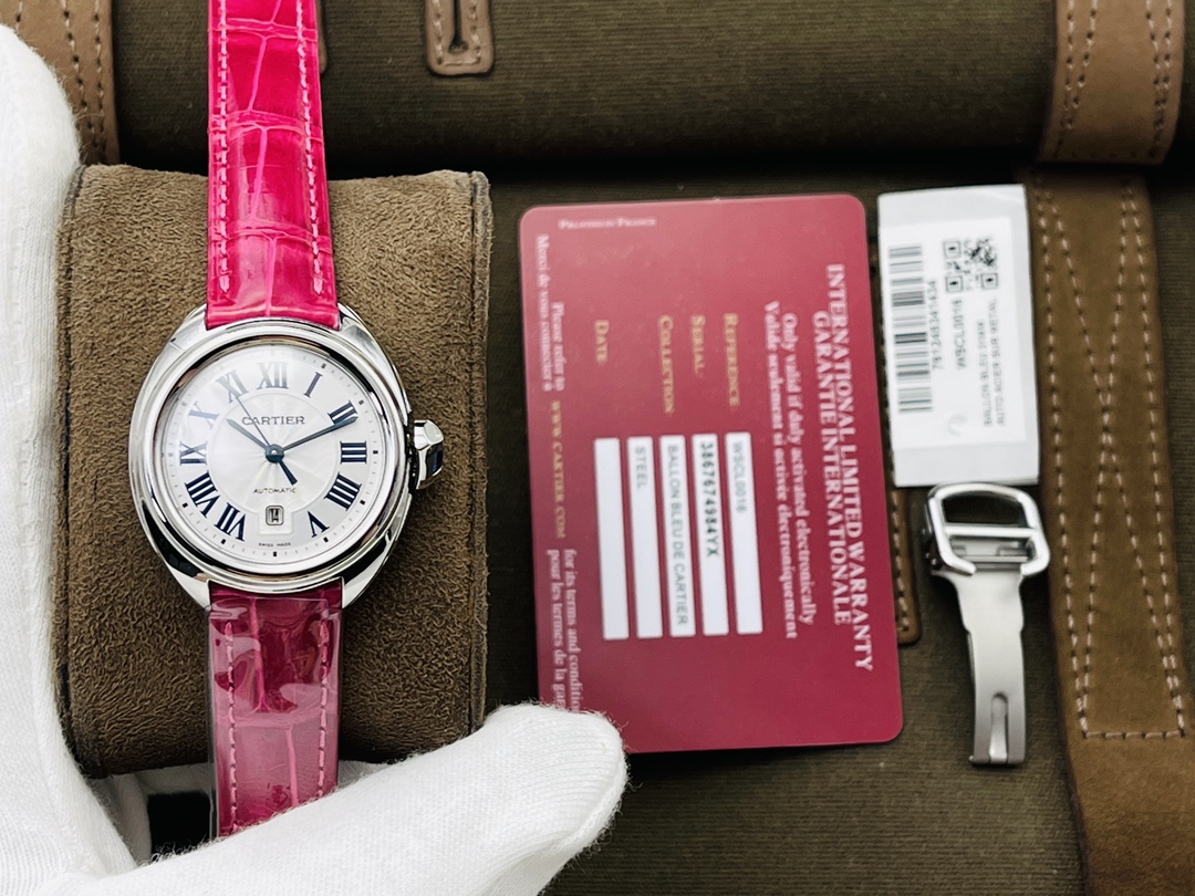Cartier Blue Watch 15991