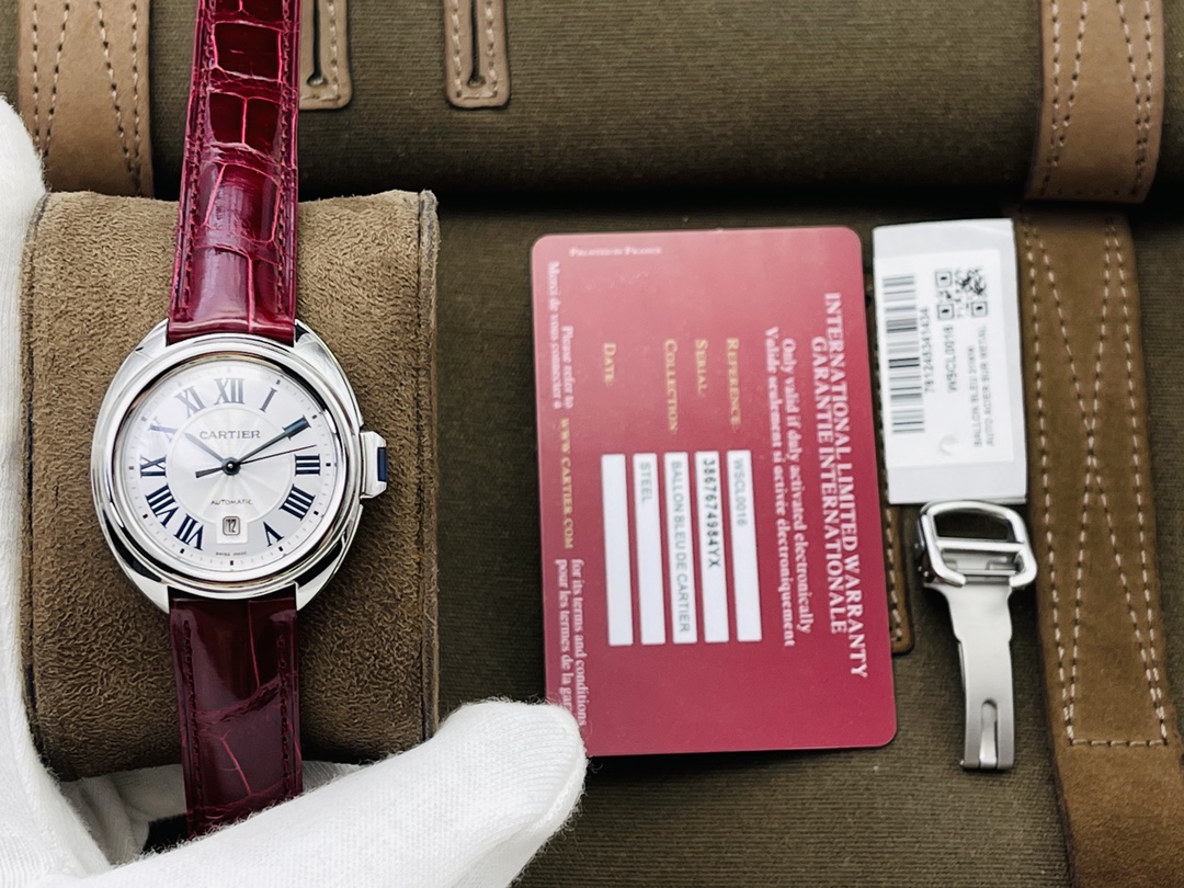 Cartier Blue Watch 15992