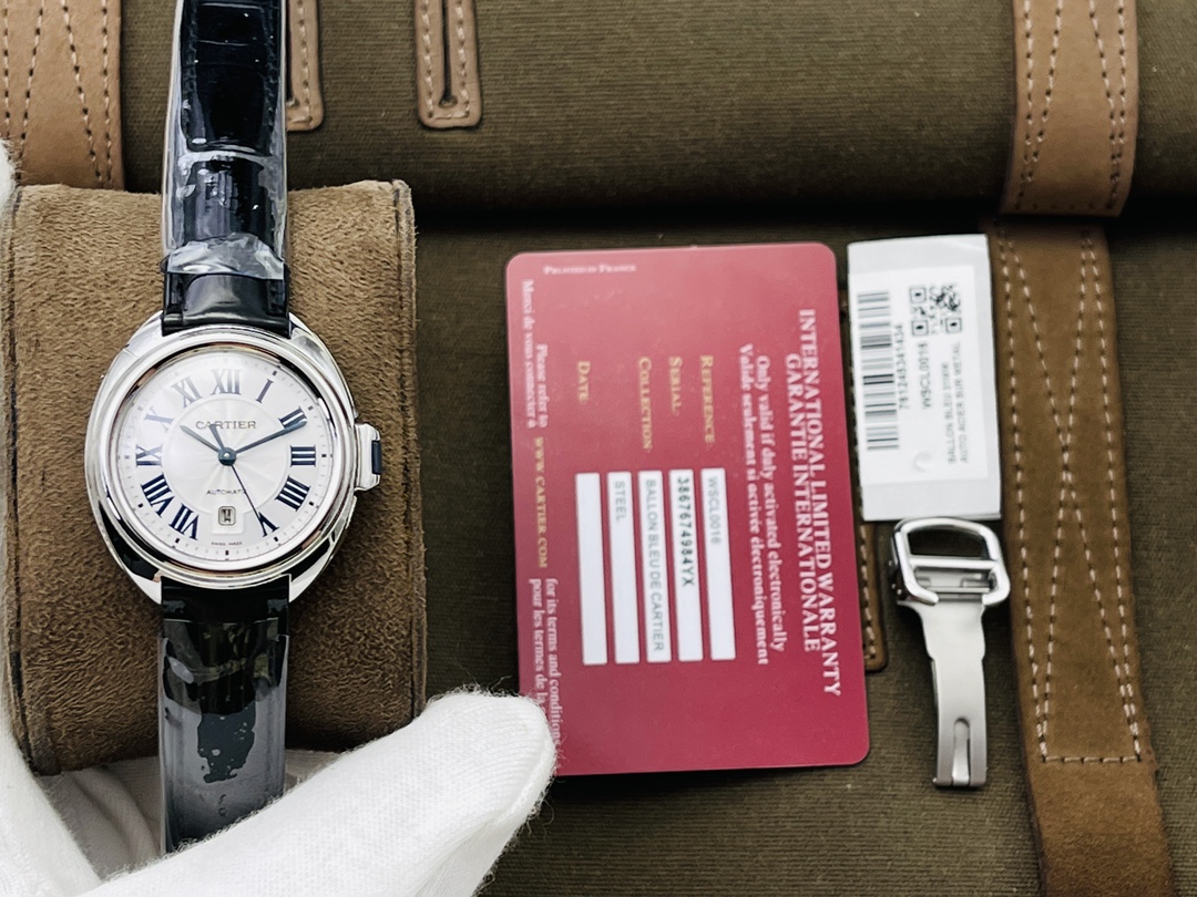 Cartier Blue Watch 15993