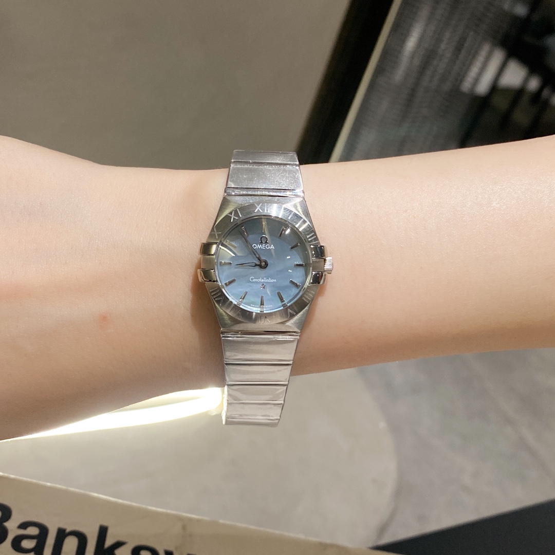 Omega Constellation Blue 27mm