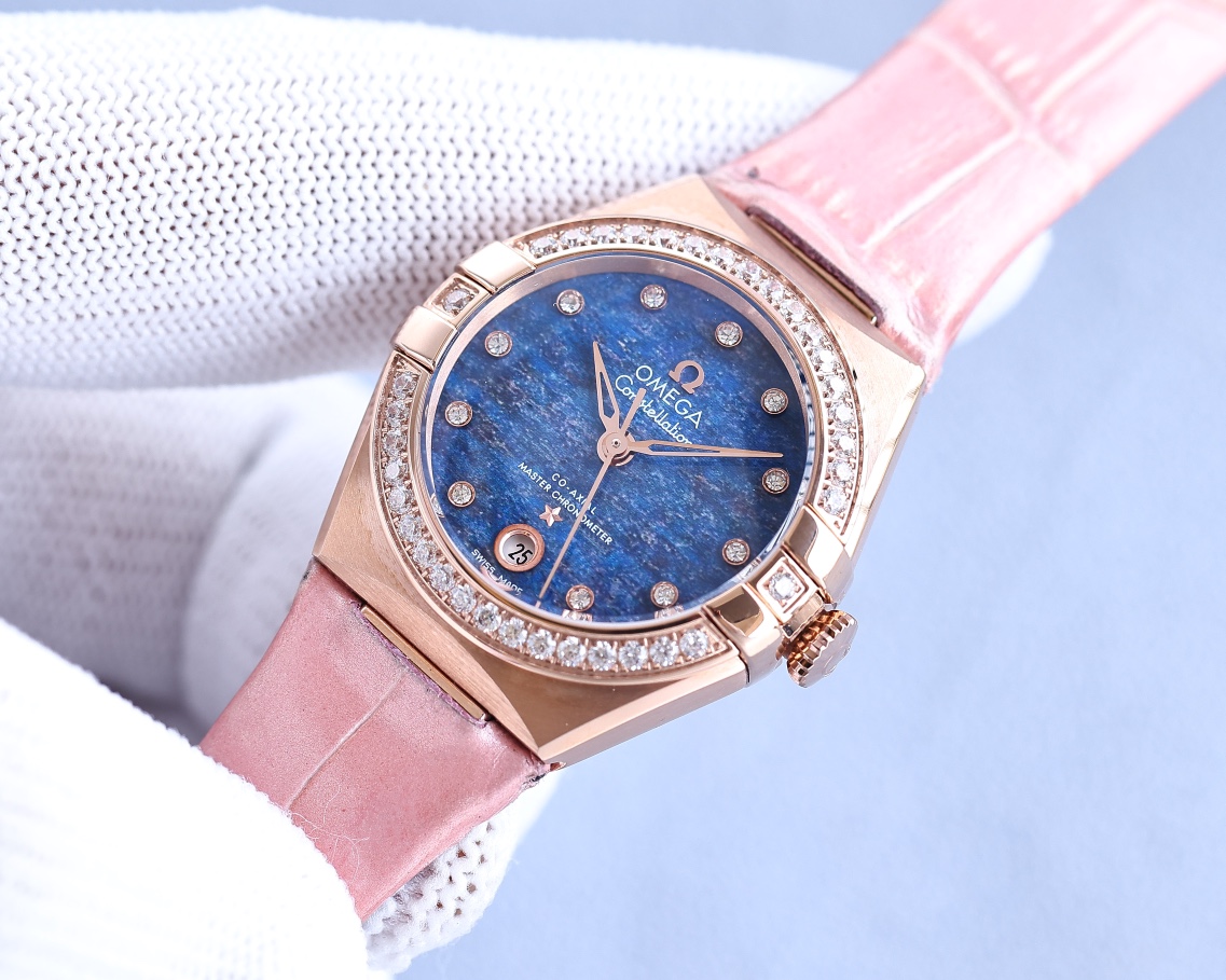Omega Constellation Blue 8700 29mm