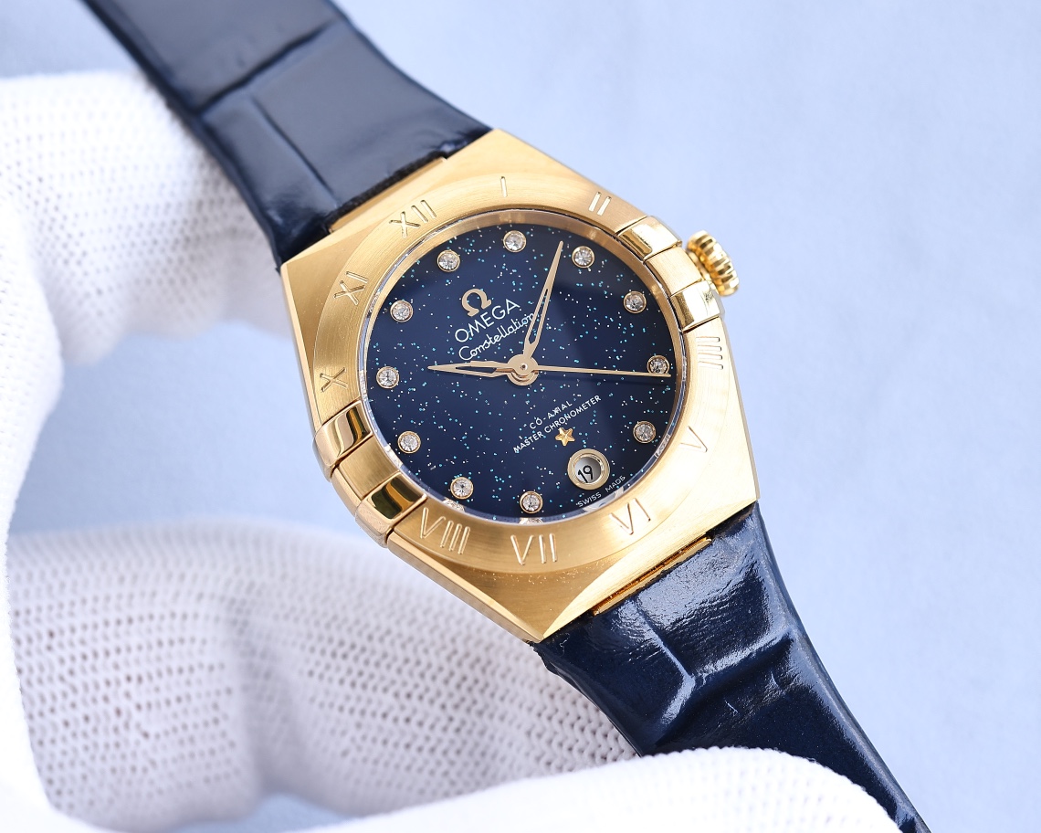 Omega Constellation Blue 8700 29mm