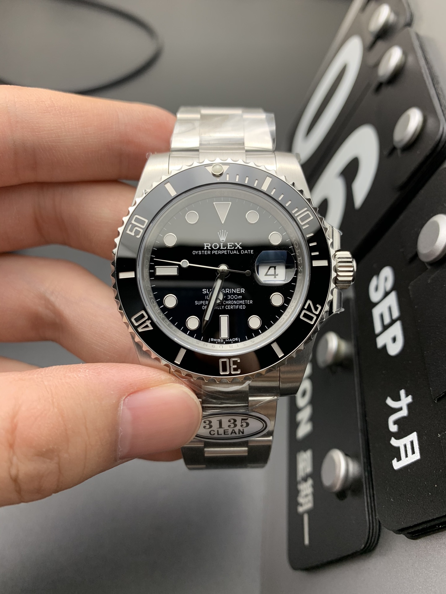 Rolex Black 3135