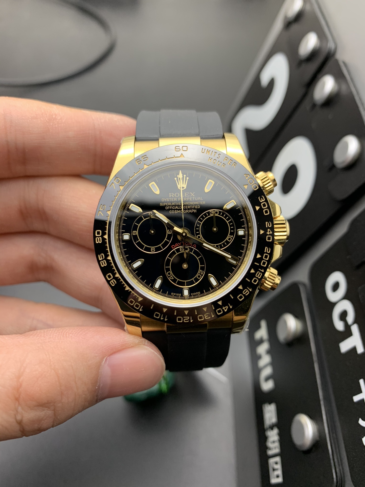 Rolex Black 7750