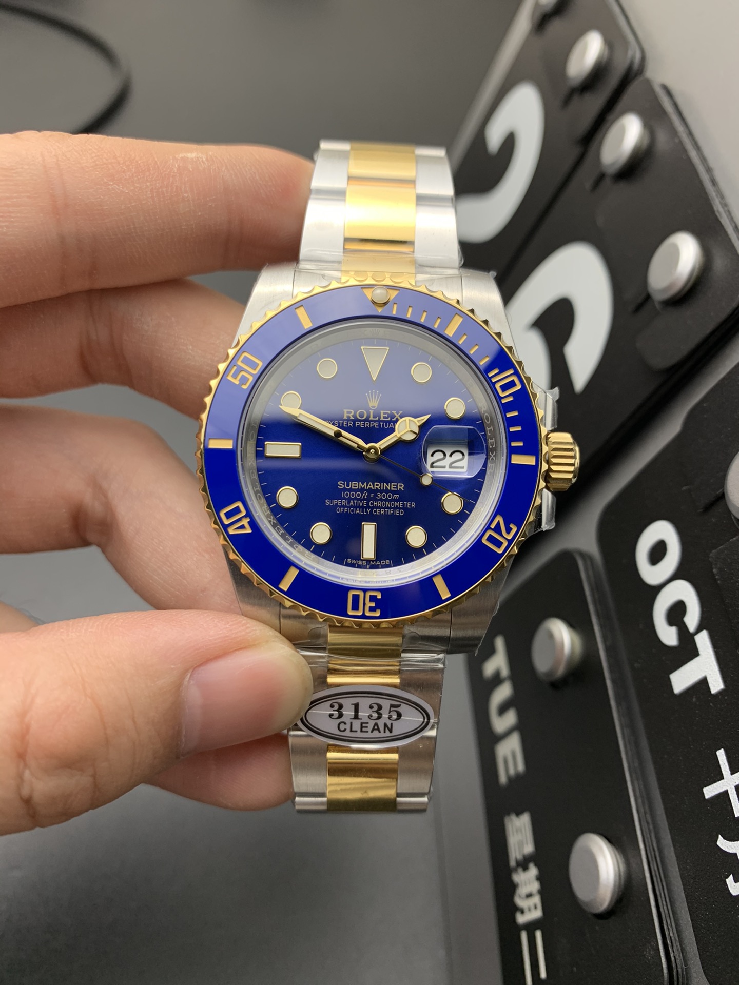 Rolex Blue Watch 13864
