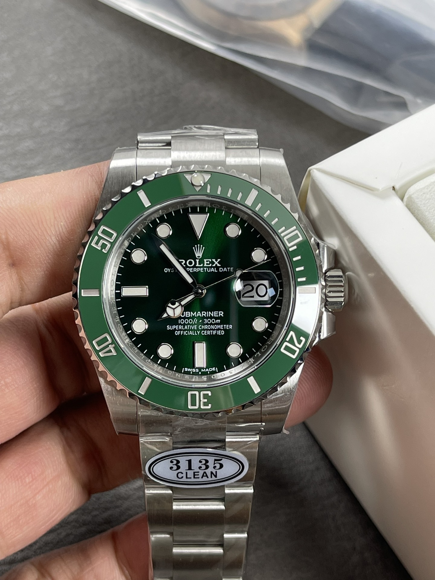 Rolex Green 3135 CLEAN