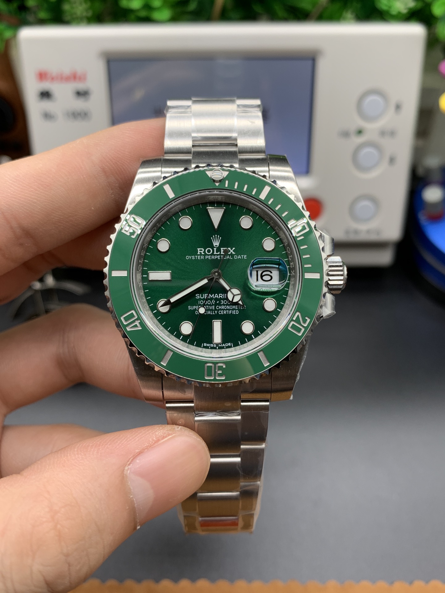 Rolex Green Watch 14054