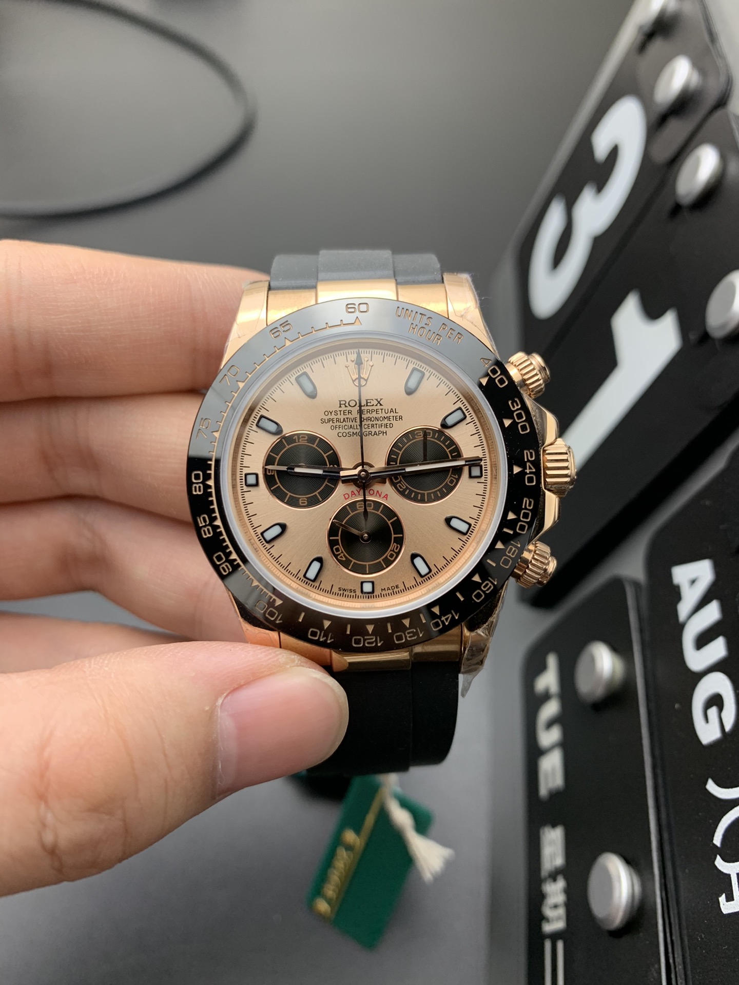 Rolex Rose Gold 7750