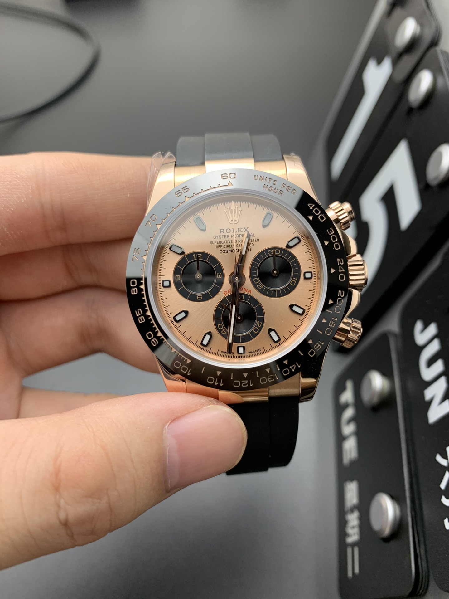 Rolex Rose Gold 7750