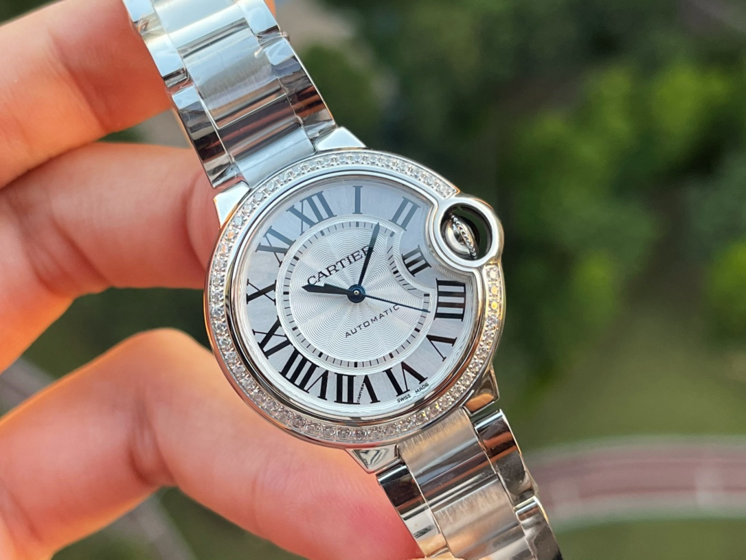 Cartier Ballon Bleu Blue 33mm AF