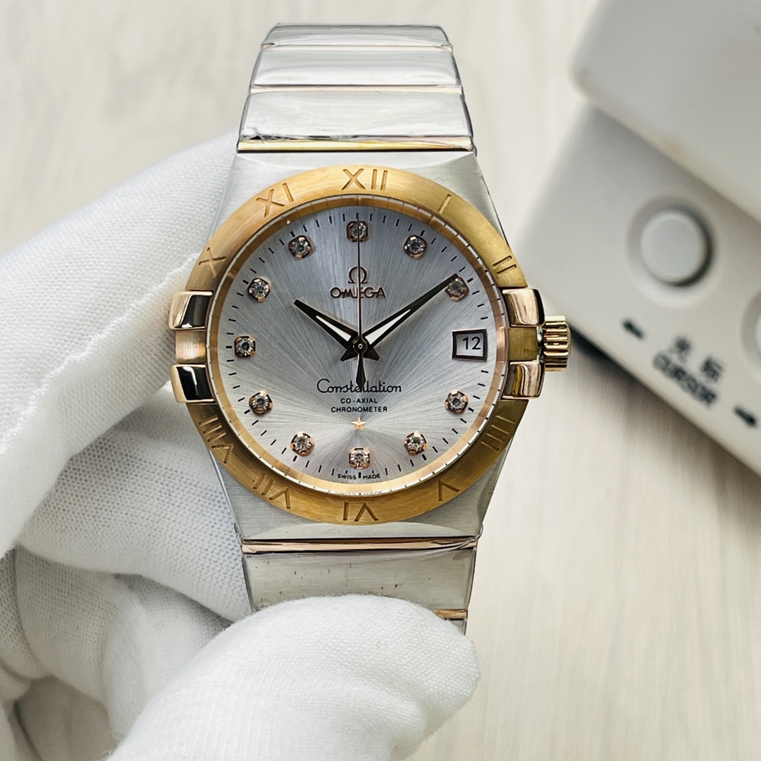 Omega Constellation Blue 8500