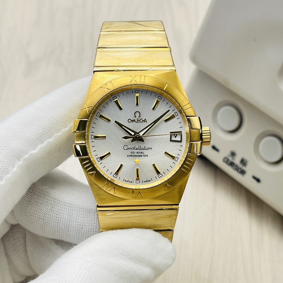 Omega Constellation Blue 8500