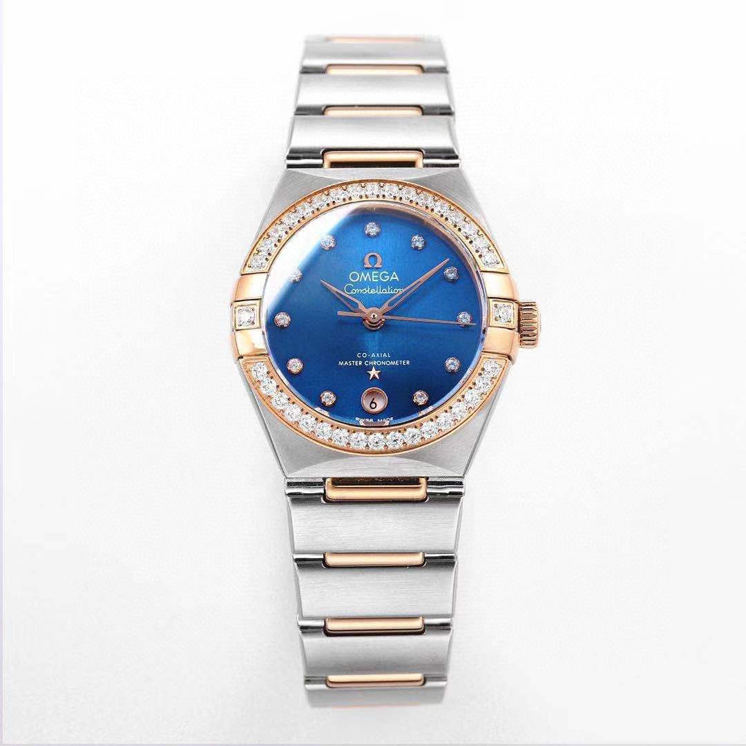 Omega Constellation Blue 8700 29mm