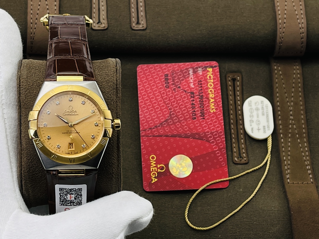 Omega Constellation Green 8800/8801 39mm