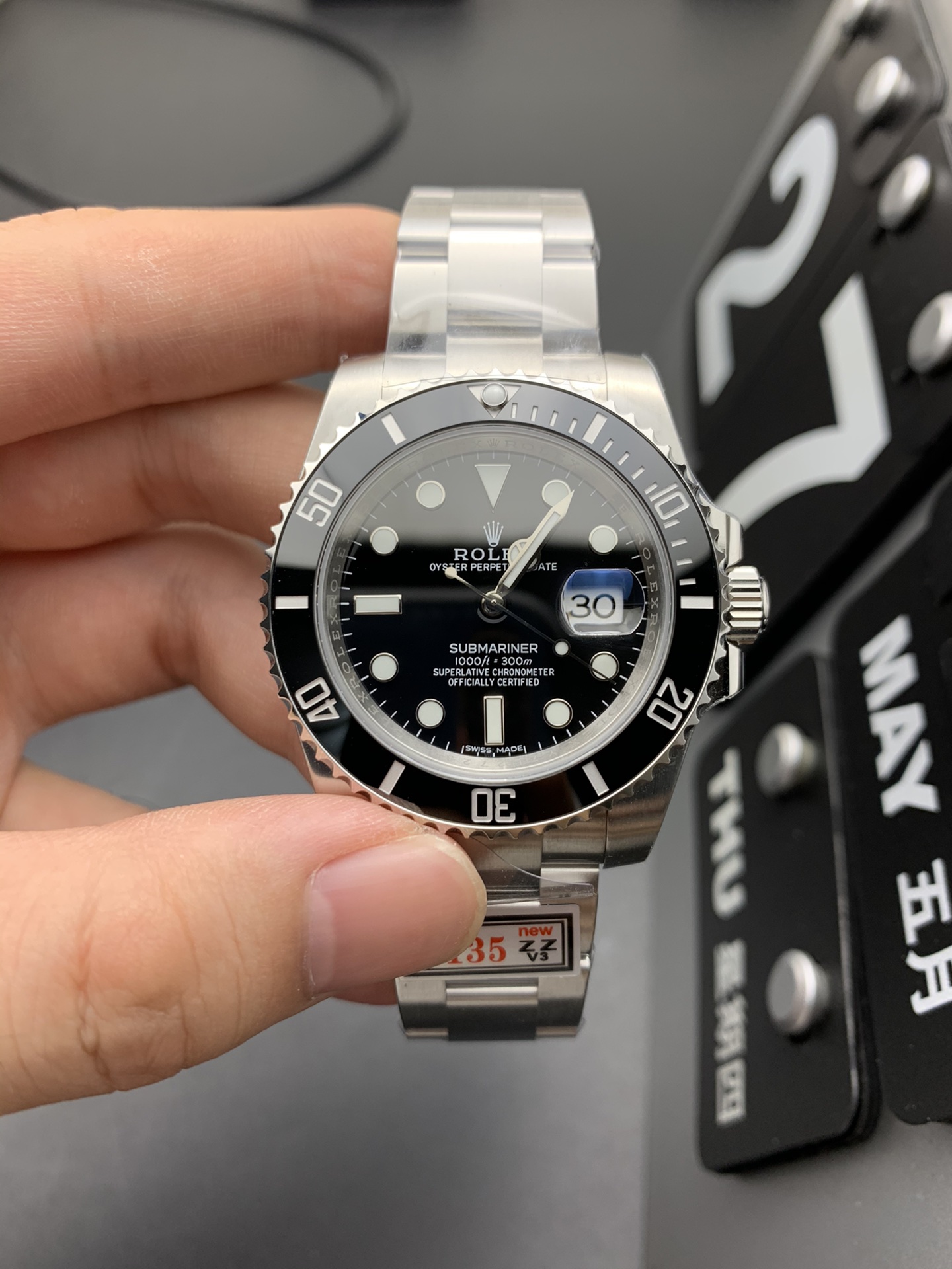 Rolex Black 3135