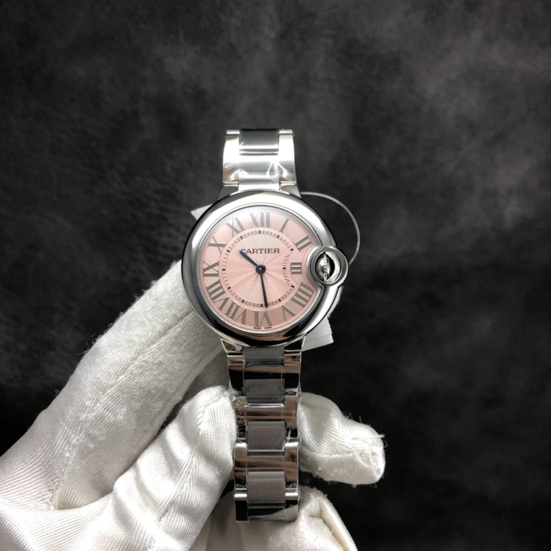 Cartier Ballon Bleu Blue 33mm V7