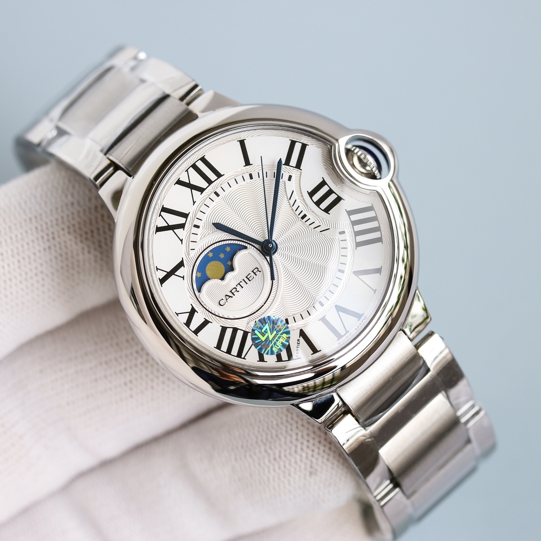 Cartier Ballon Bleu Blue 42mm TW