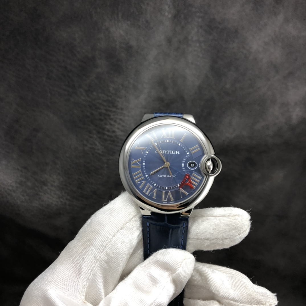 Cartier Ballon Bleu Blue 42mm V7